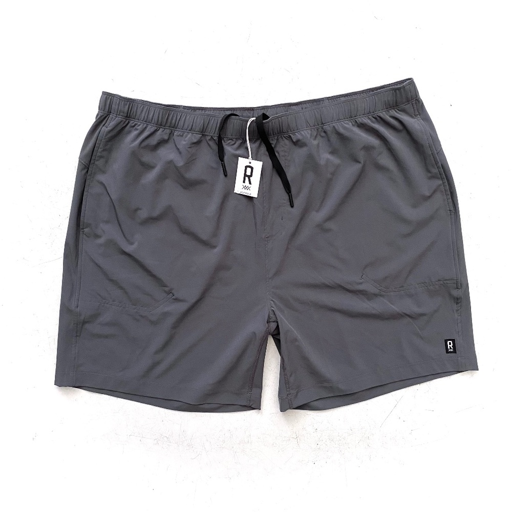 RHONE Nwt Essentials 7" Training Short Shorts Iron Gate Gray Unlined XXL 2XL